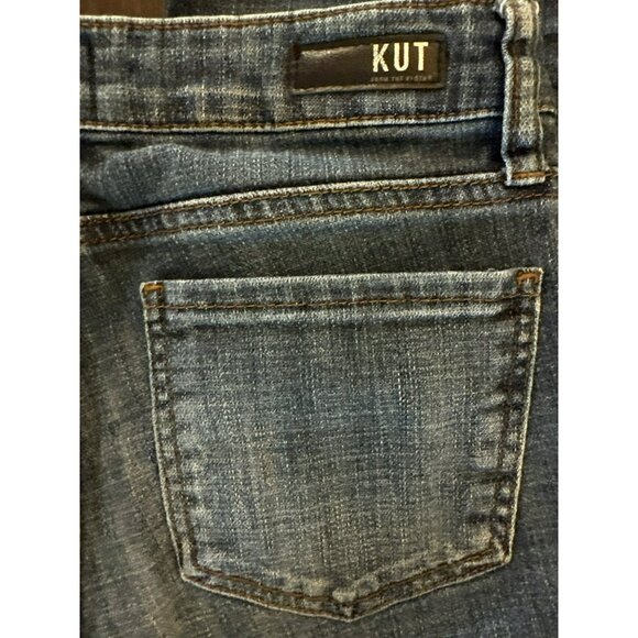 Kut From The Kloth Catherine Boyfriend Blue Denim Jeans Size 2 - Picture 6 of 10